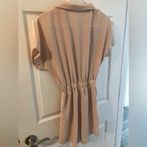 SHEIN Lapel Collar, Batwing Sleeve Summer Shorts Romper, Women’s Size Small - Picture 9 of 9